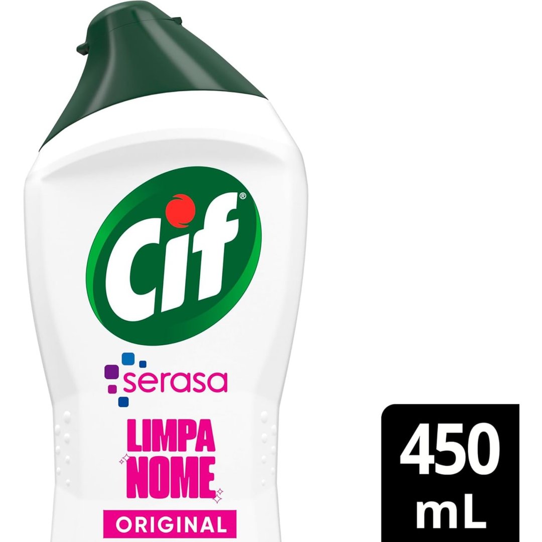Cif Cremoso Limpeza Milagrosa Remove 100% Da Sujeira 450 Ml