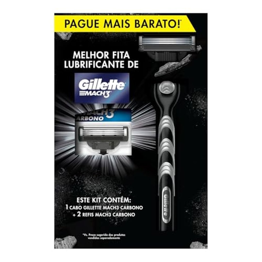 Kit Mach3 Carbono 1 Cabo + 2 Refis