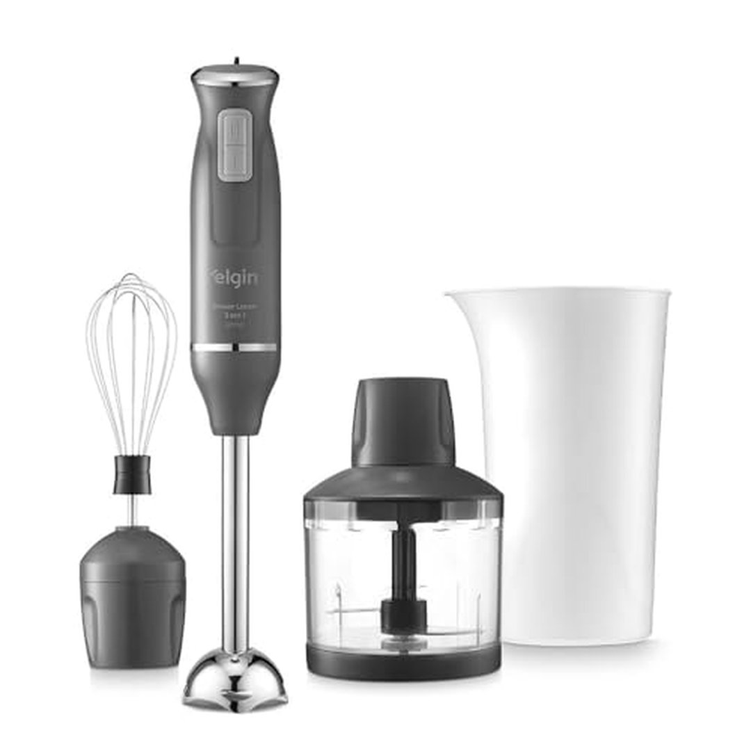 Mixer Power Inox 3 Em 1 600w Elgin Lunar 110v