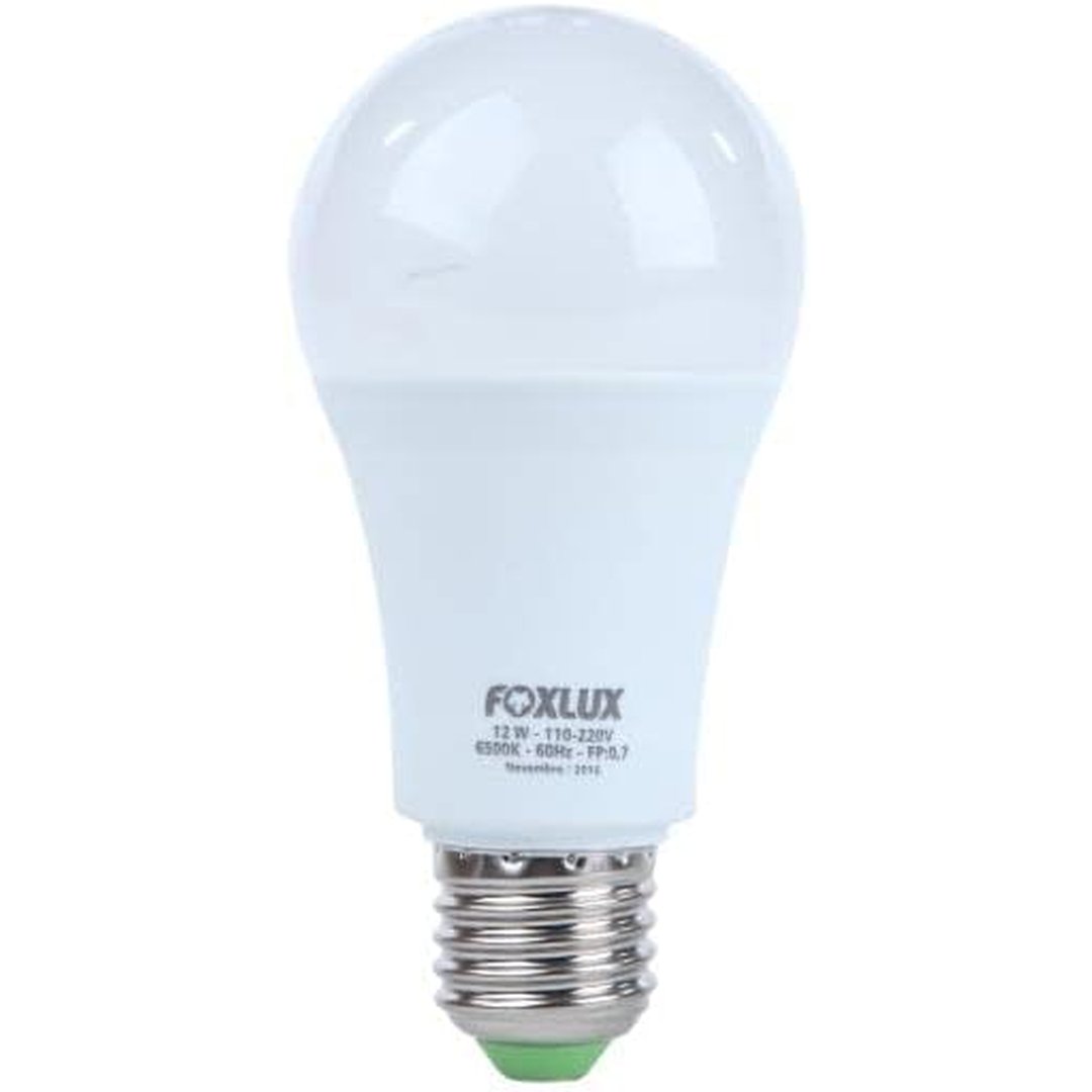 10 Unidades: Foxlux Lâmpada LED Bulbo 9W 3000K Bivolt