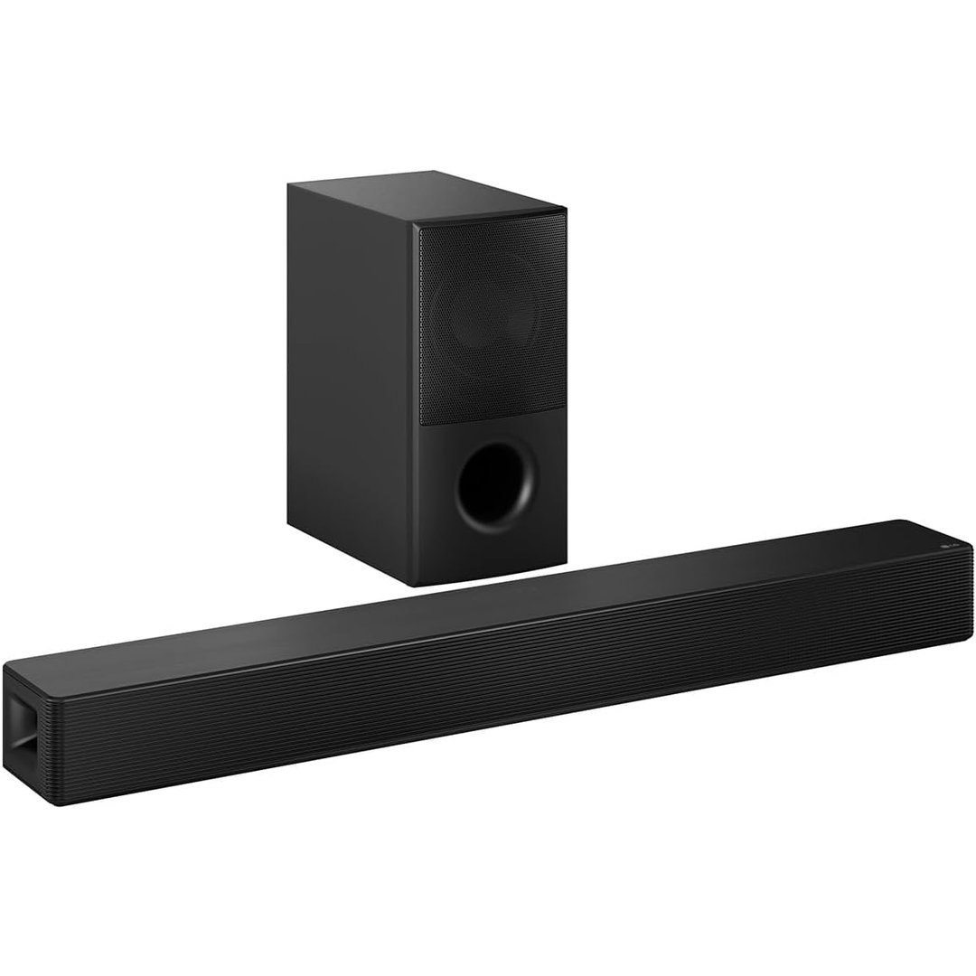 Soundbar LG 600W RMS, Conexão Bluetooth, 4.1 Canais, AI Sound Pro, Wow Interface, Clear Voice Pro, Sem fios, Conexões Múltiplas – SH5A