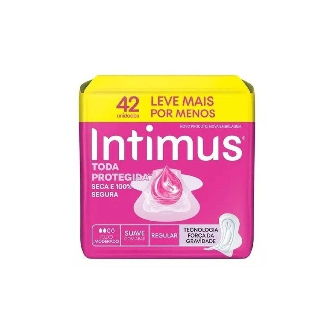 Absorvente Intimus Toda Protegida Dia Suave Com abas - 42 un