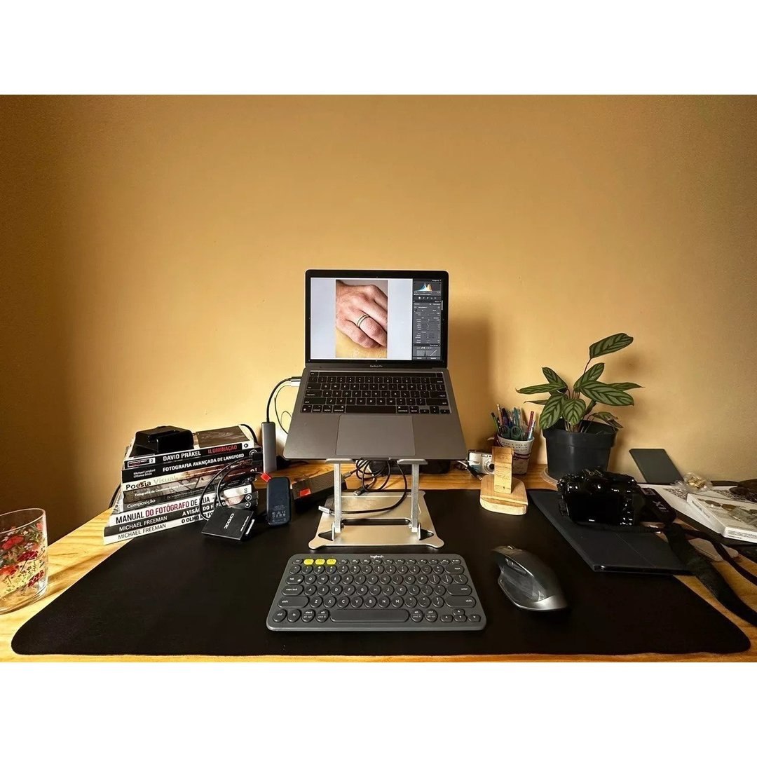 DeskPad Mouse Pad Gigante - 90cm X 40cm- Courino Sintetico
