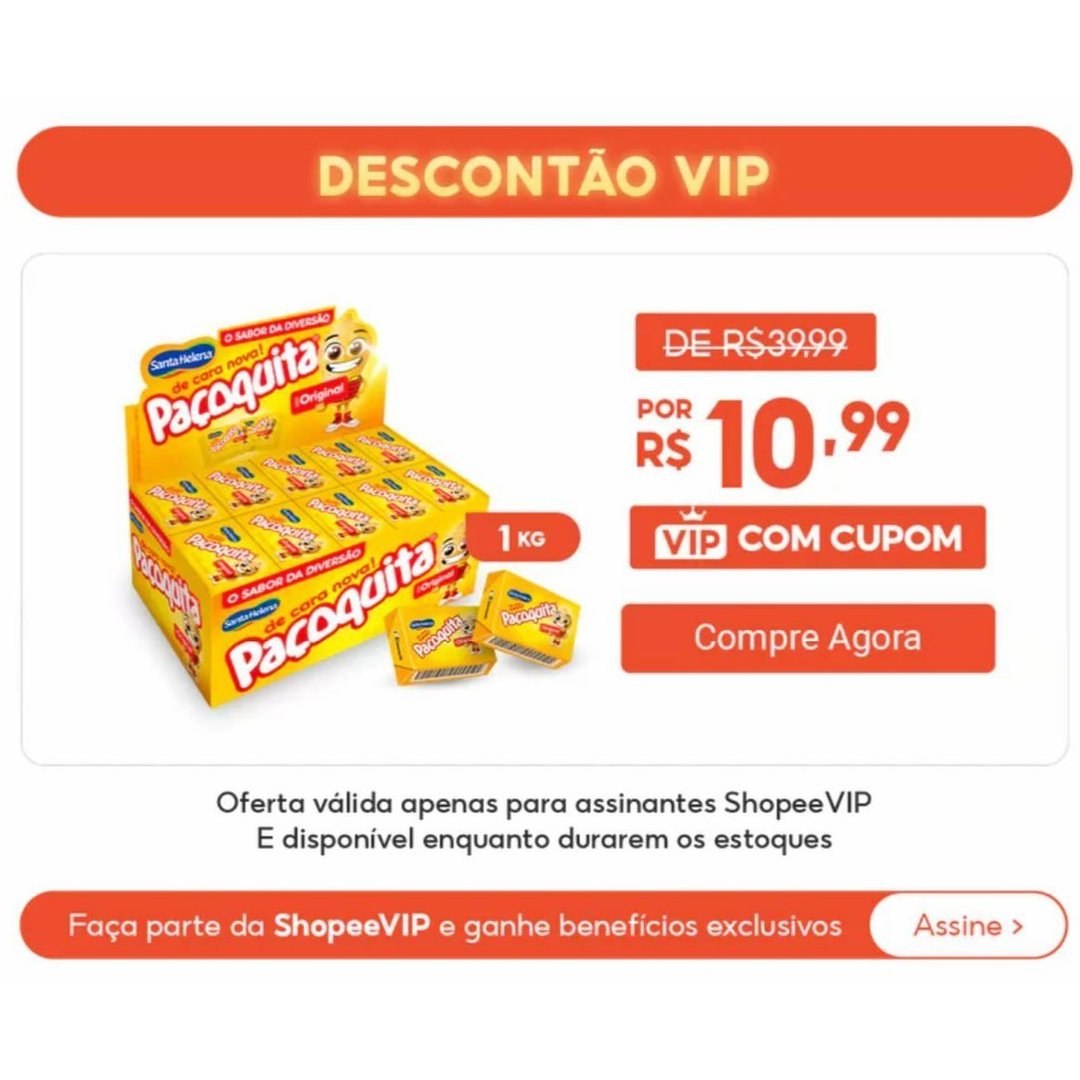 Oferta para Vip Shopee