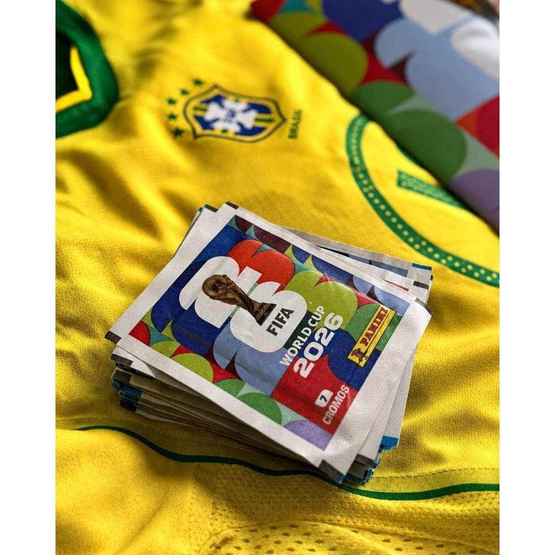 Bom preço! Kit 700 Figurinhas (100 PACOTES) do Álbum da Copa do Mundo 2026