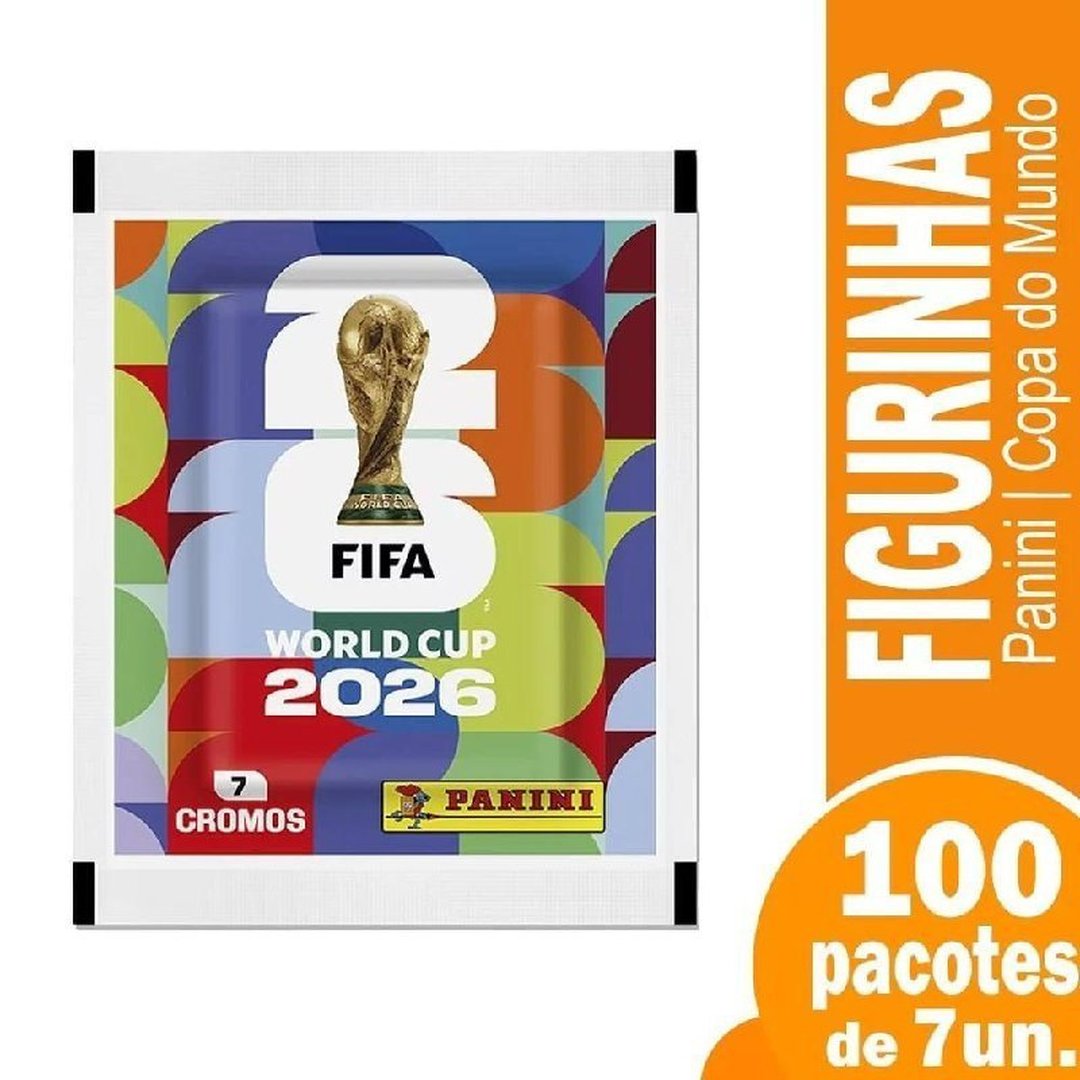 Figurinhas Panini da Copa do Mundo 2026 100 Envelopes 700 figurinhas (Loja Oficial)