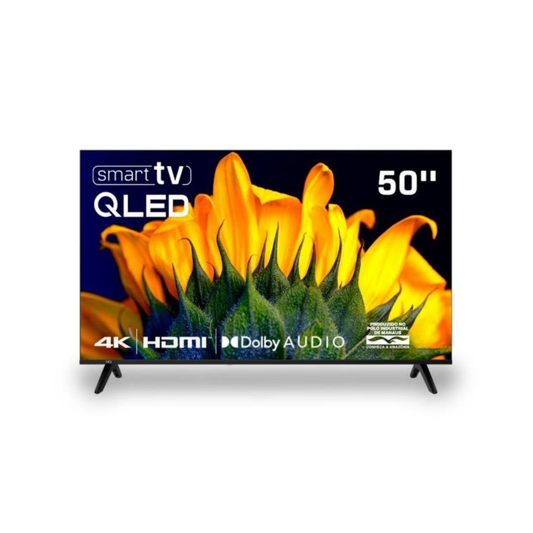 Smart Tv Hq Qled 50 Polegadas HQ-QLED50SM 4k Wi-Fi