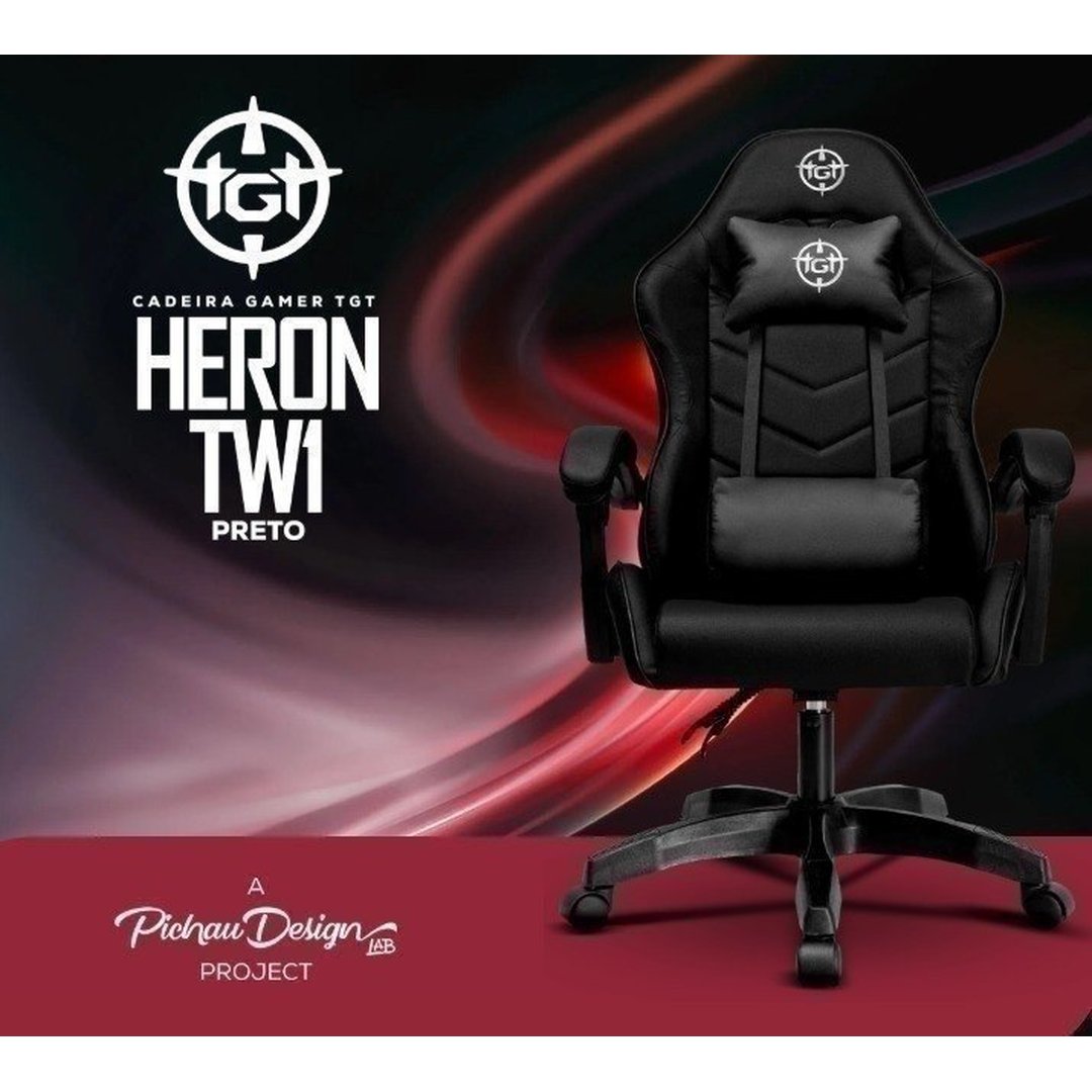 Cadeira Gamer TGT Heron TC3, Preto