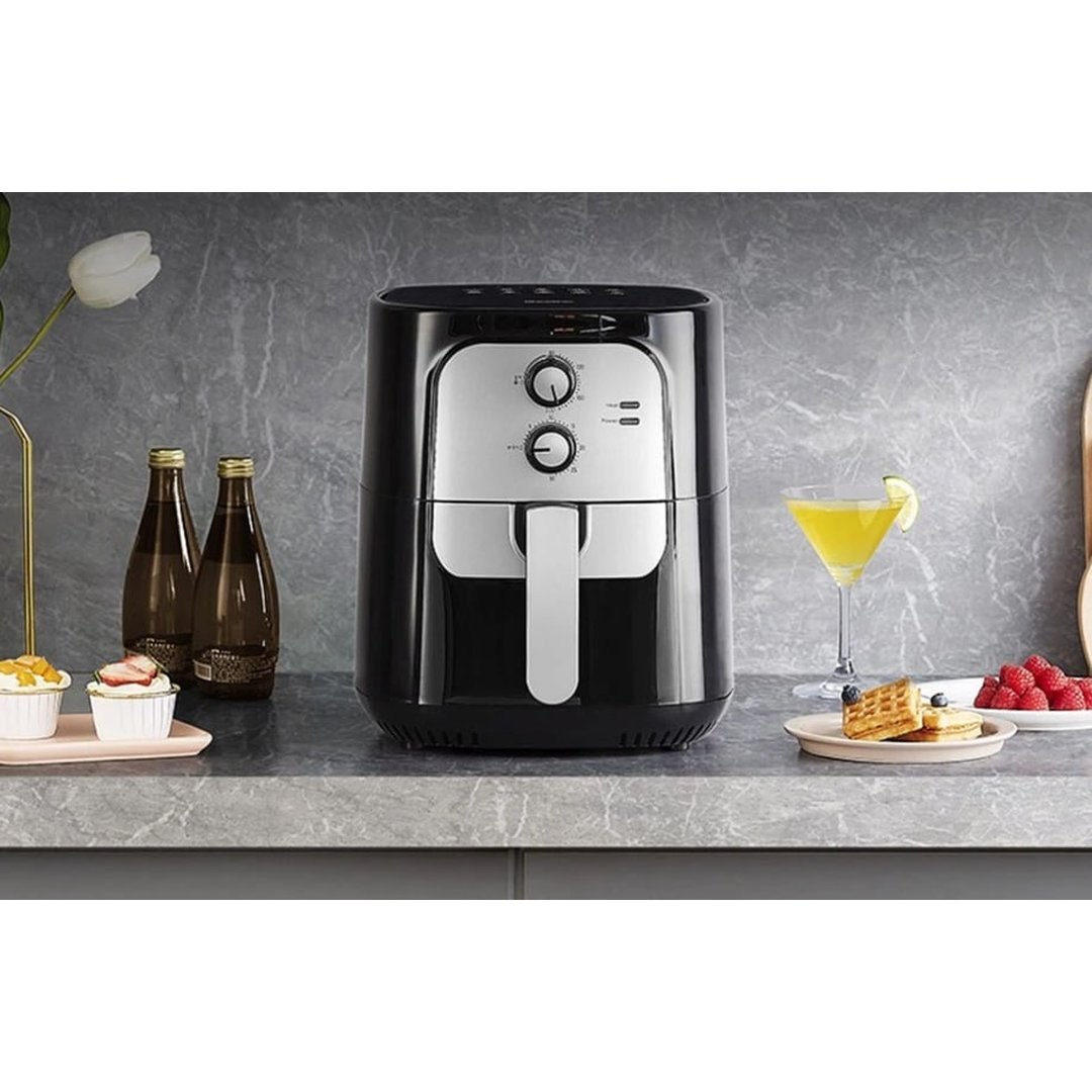 Fritadeira Elétrica Sem Óleo Air Fryer 5.5L Gaabor Jumbo Family 1400w 127V ou 220V Vintage