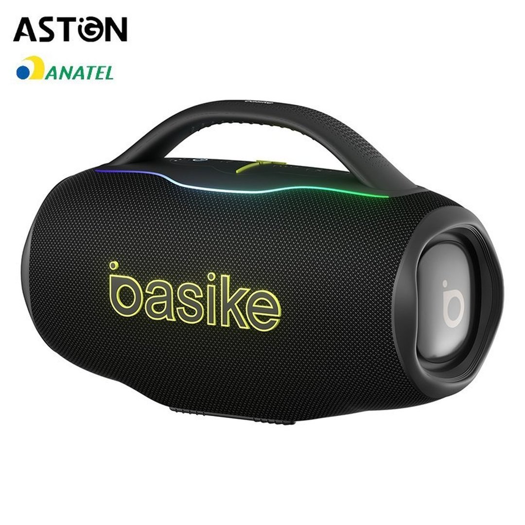 Astgn X Basike Caixa De Som Sem Fio Boombox 100W 10000mAh Ipx6 RGB Hifi TWS