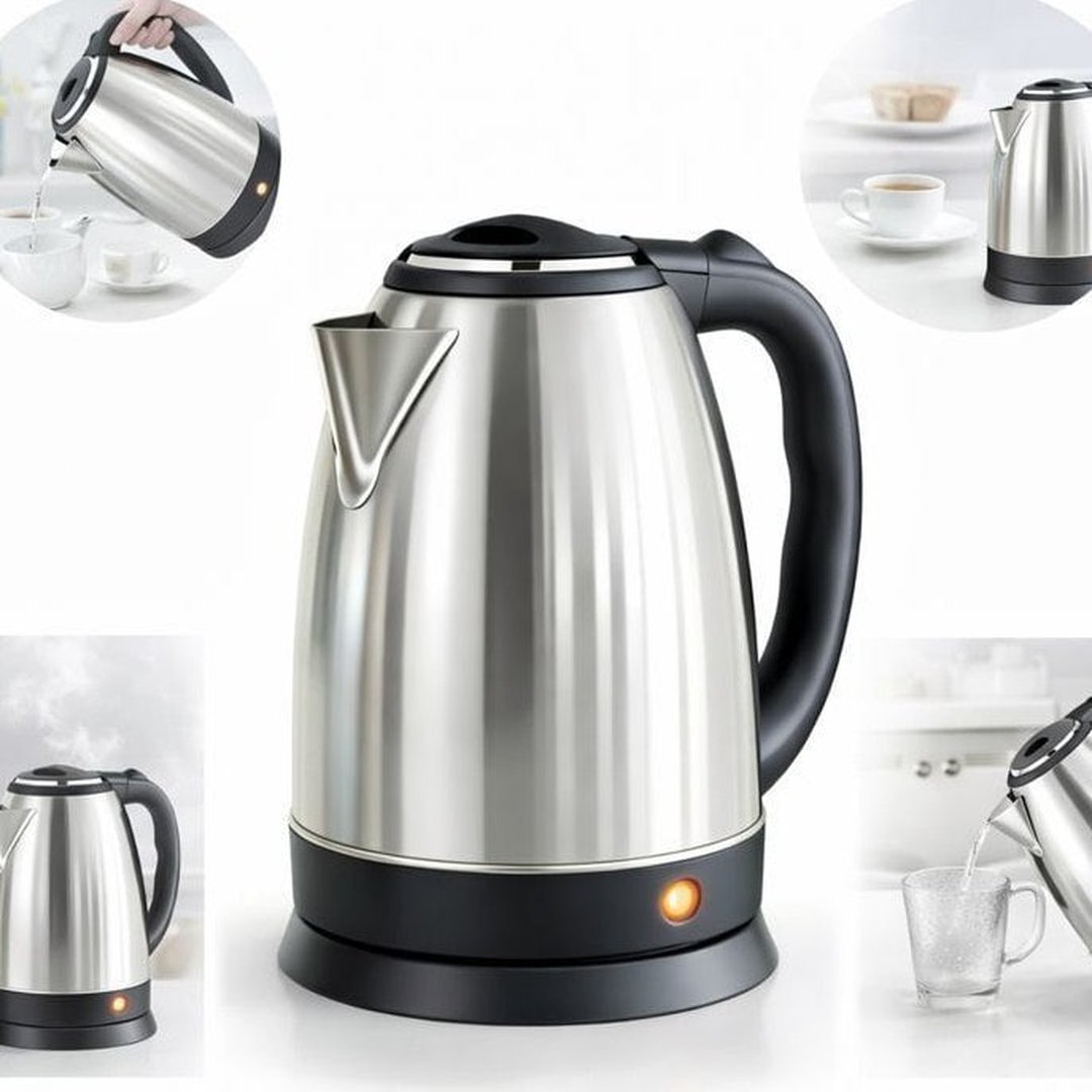 Chaleira Elétrica Jarra Café Chá Inox