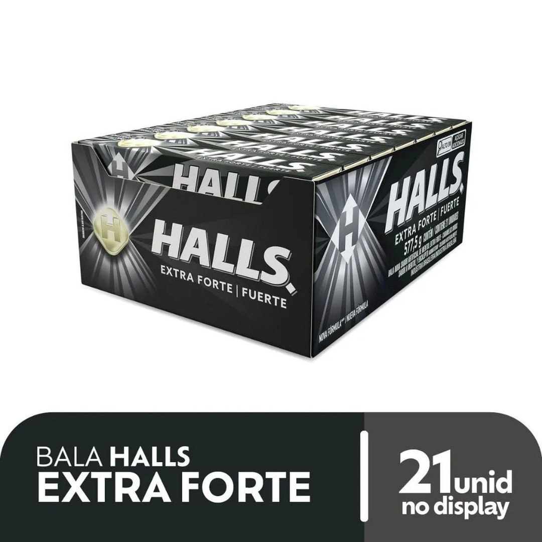 Drops Halls 21un Mdlz Extra Forte