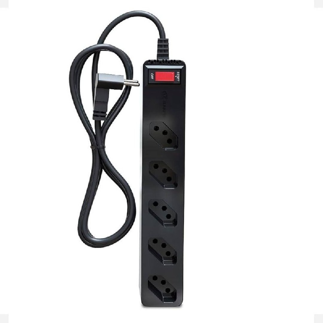 Filtro de Linha + Dps Iclamper 5 Tomadas Lcf Preto