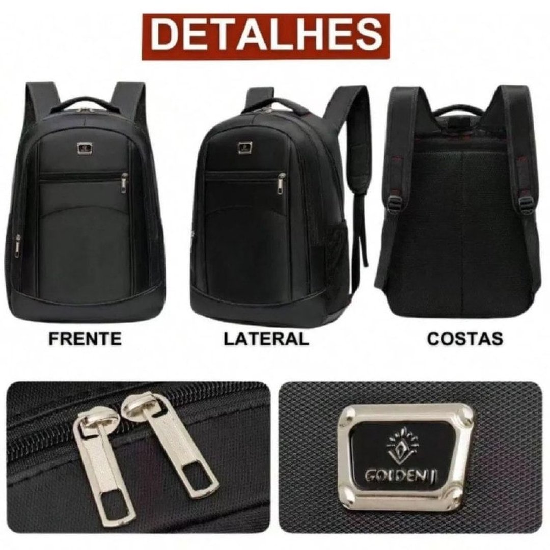 Mochila Viagem Executiva Reforçada