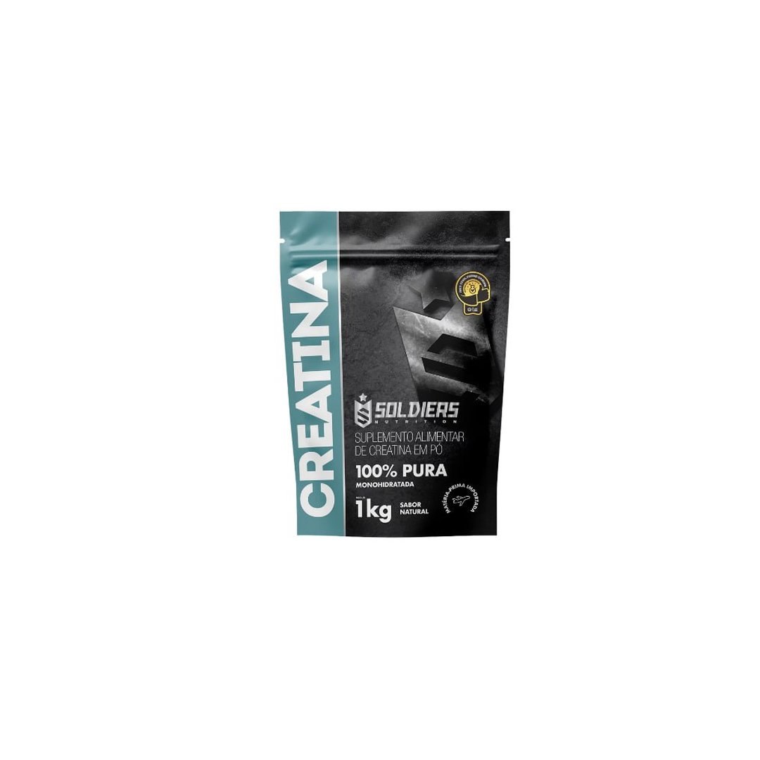 Creatina Monohidratada 100% Pura Soldiers Nutrition 1KG