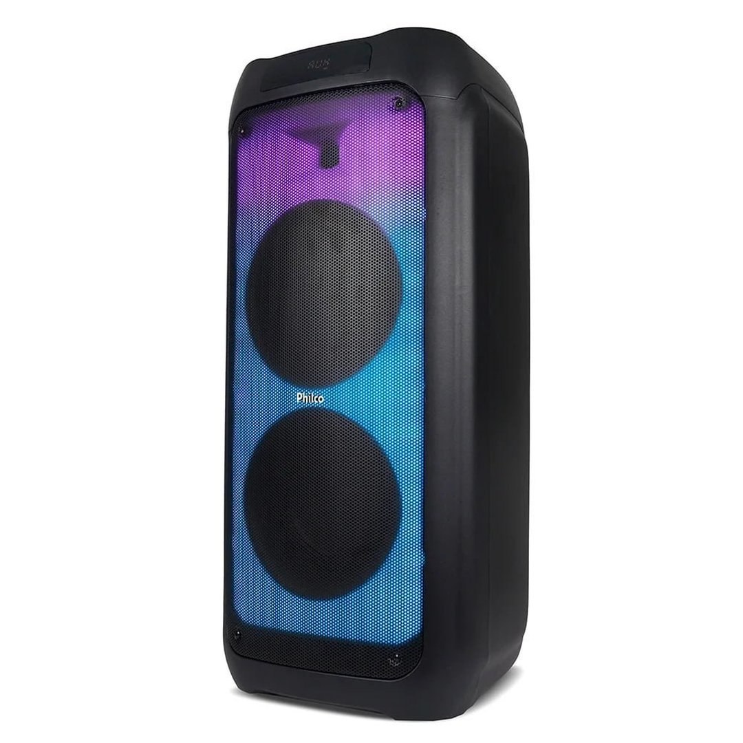 Caixa de Som Acústica Philco PCX10101, 2000W RMS, Bateria Interna (até 20h), Bluetooth e TWS, Preto 56603810