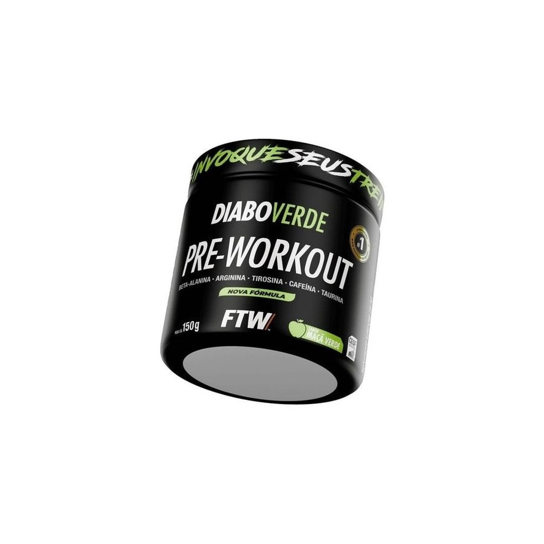 Pré Treino Diabo Verde Pre-Workout 150g FTW