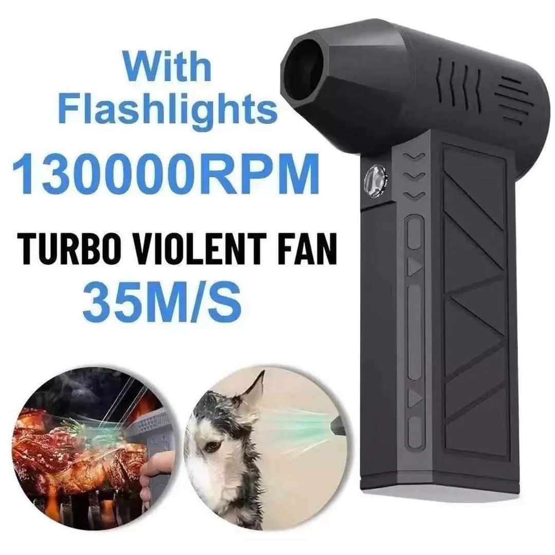 Ventilador Soprador De Ar Turbo 130000 Rpm Sem Fio Portátil