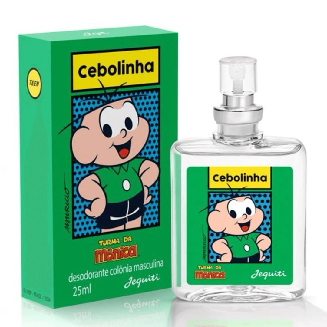 Deo Colônia Infantil Cebolinha 25ml Perfume Menino Aroma Fresco Turma da Mônica