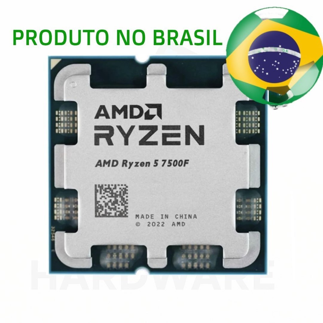 AMD Ryzen 5 7500f, 5.0GHz Max Turbo, Cache 38mb, AM5, (Oem) 100-000000597