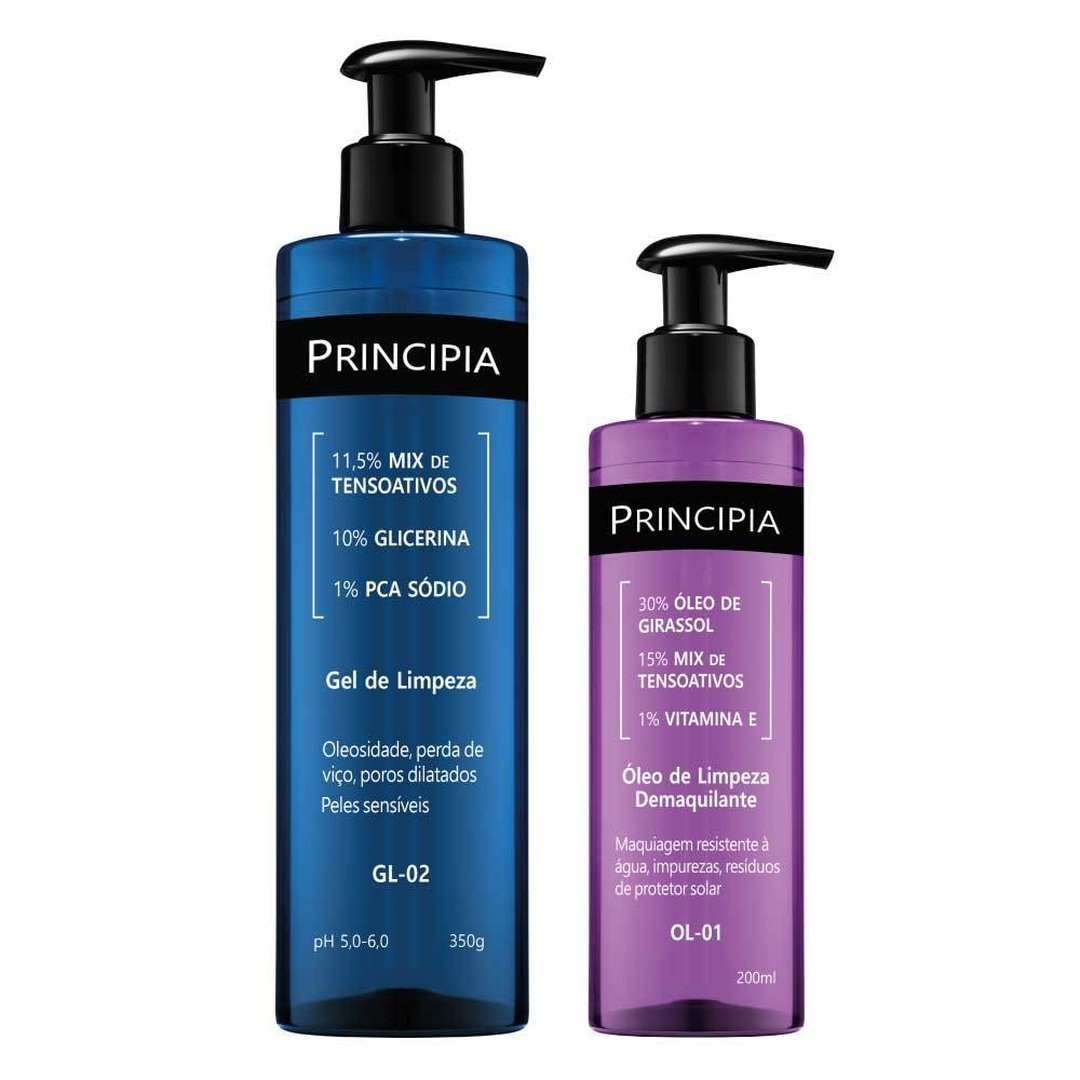 Principia Kit Limpeza Profunda GL-02 + Oleo de Limpeza OL-01