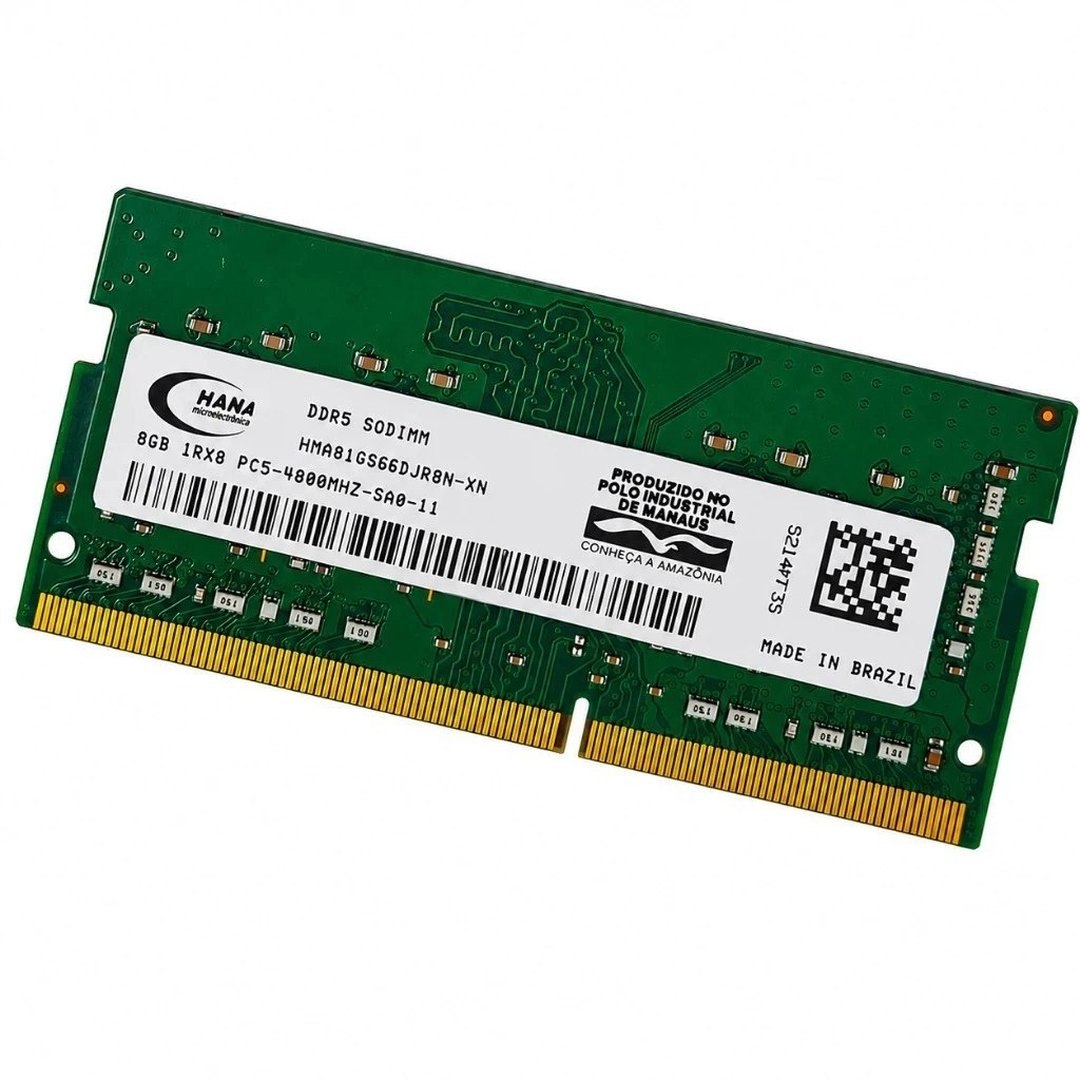 Memória Ram 8Gb Ddr5 /Adata/Sk Hynix/Hana Ddr5 8Gb 4800Mhz