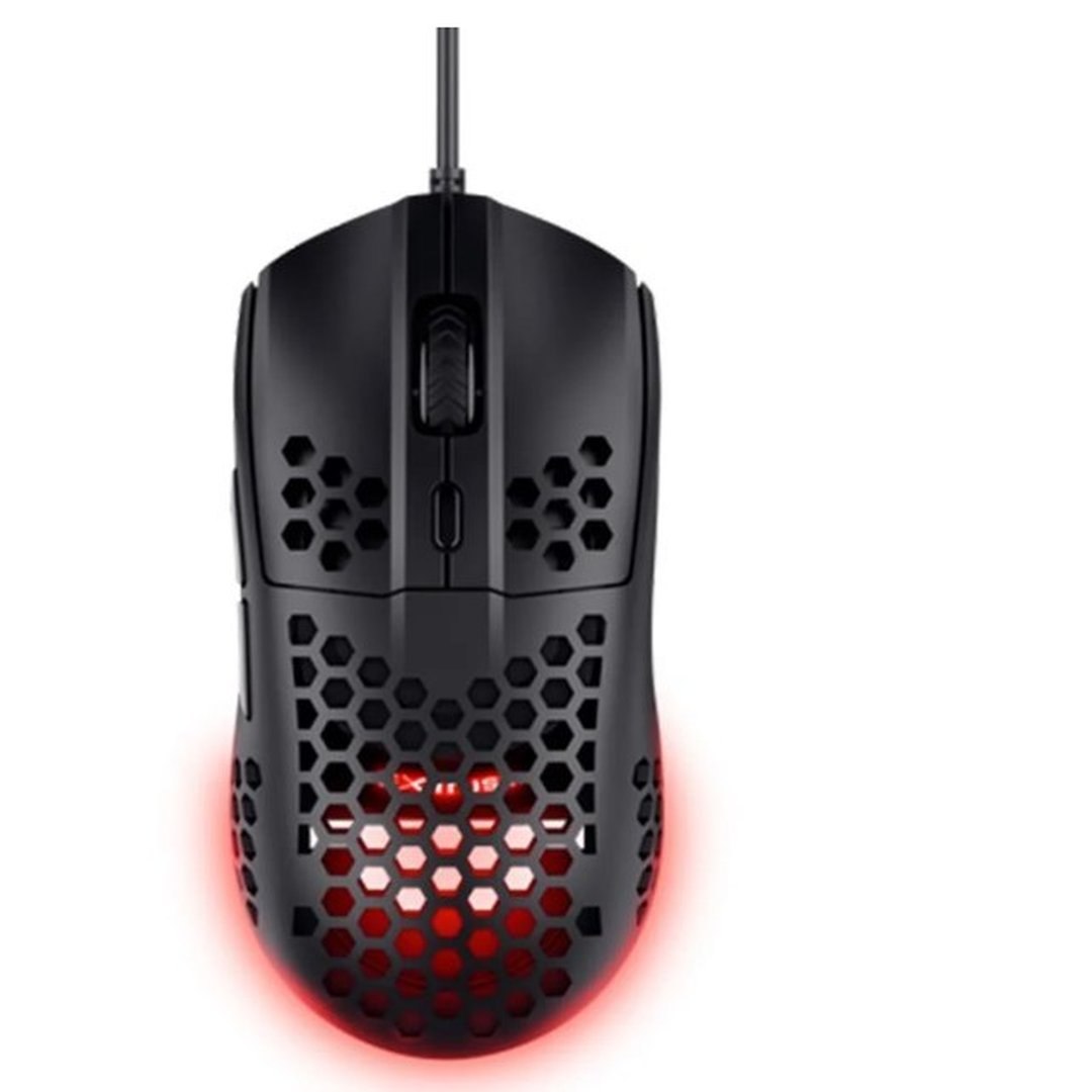 Mouse Gamer GXTrust 928 Helox Ultraleve, RGB, 6 Botões, 6400 DPI, USB, Preto 25306
