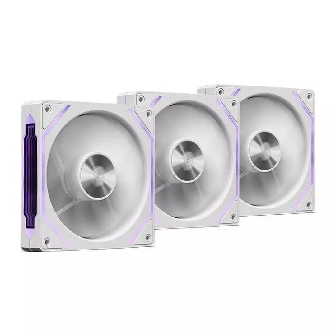 Kit Ventoinha Pichau Ventus Nx, Argb, 3x120mm, Branco, Pch-Vtnx3-Wh01