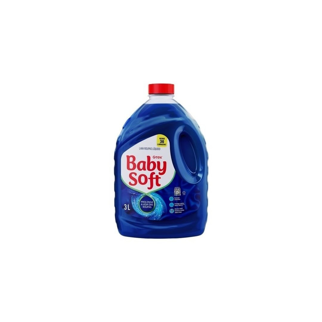 Lava Roupas Liquido Baby Soft Max Performance Azul 3l