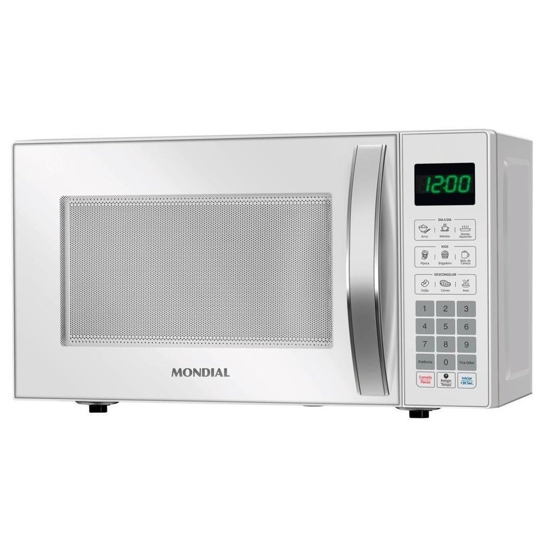 Micro-ondas Mondial 21 Litros 1200W Branco Mo-01-21-W 220V