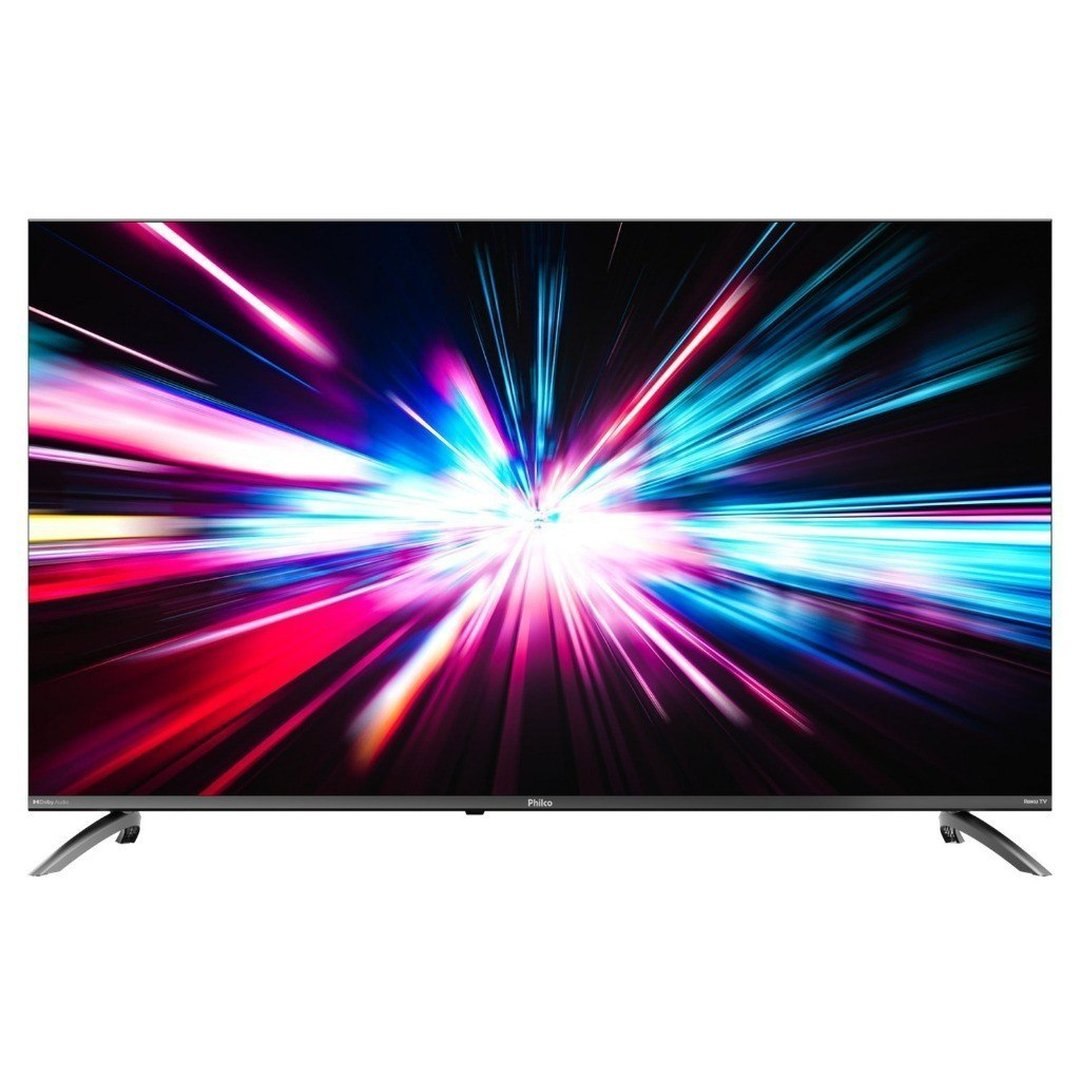 Smart TV Philco 50" 4K UHD Roku TV HDR10 Dolby Audio P50crb Space Gray