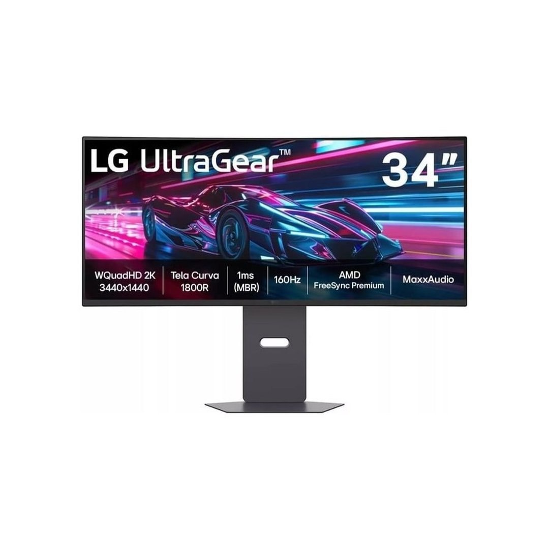 Monitor Gamer LG UltraGear Curvo 34" QuadHD 2k UltraWide 160Hz HDR10