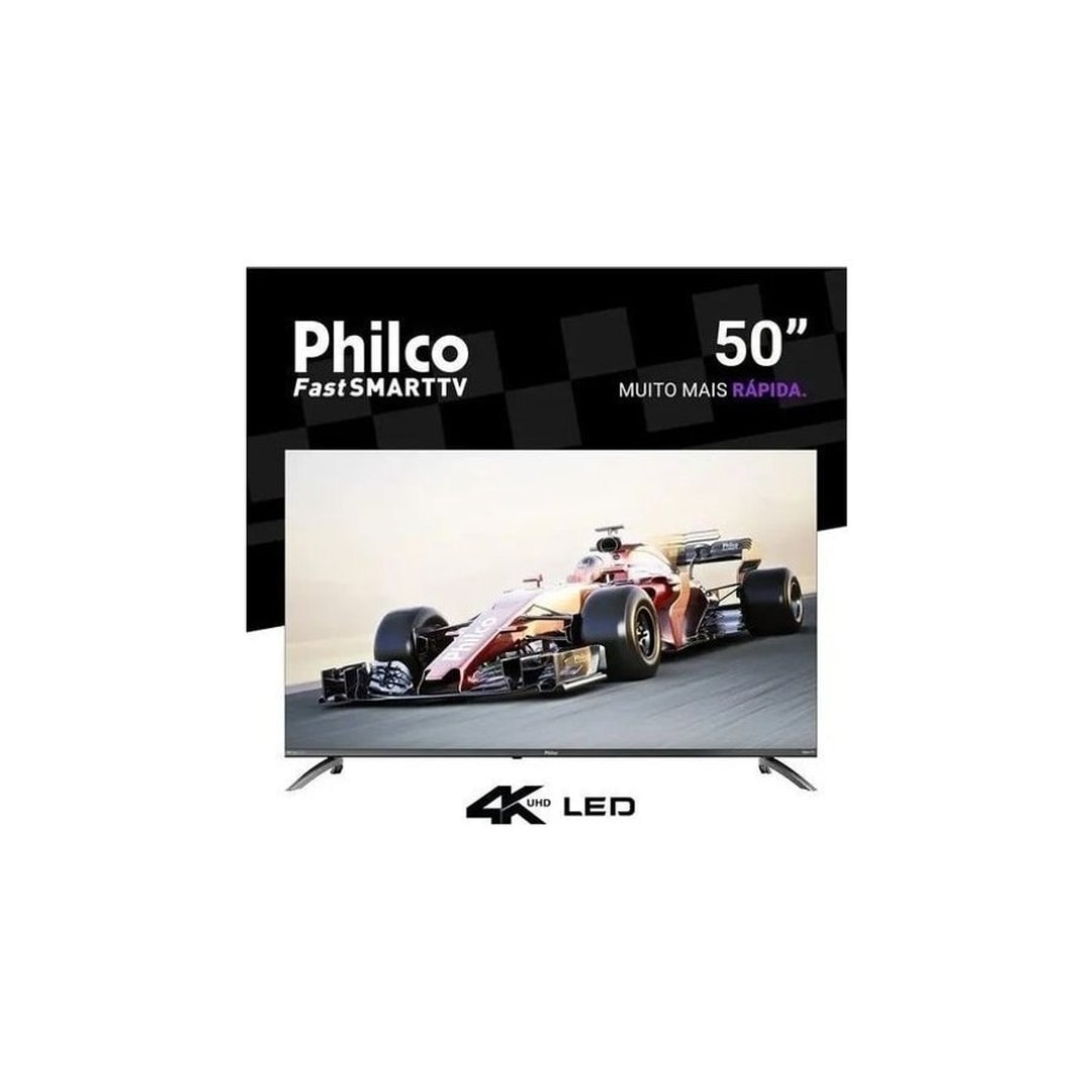 Smart Tv Philco 50" 4k UHD Roku Tv HDR10 Dolby Audio P50crb Space Gray