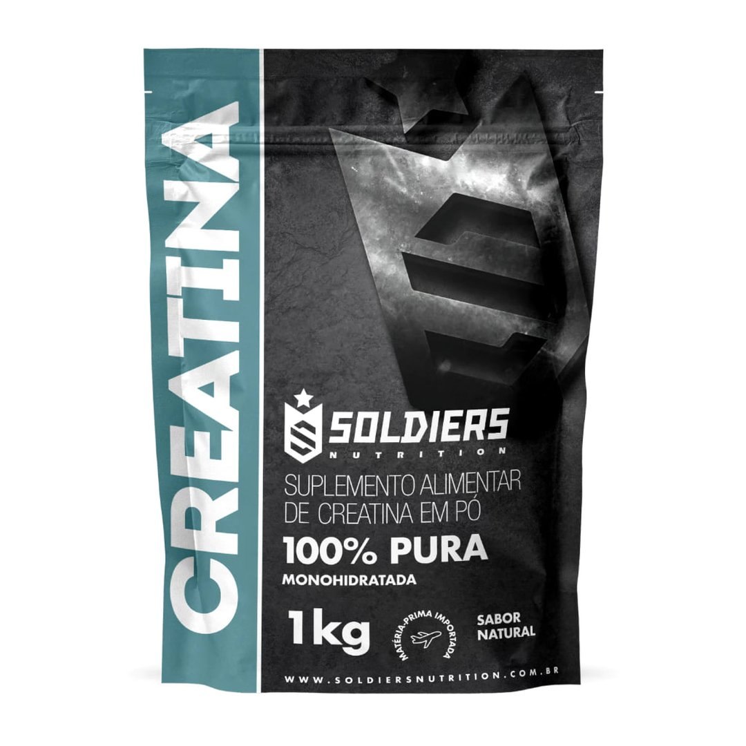 Creatina 100% Pura Importada Soldiers Nutrition
