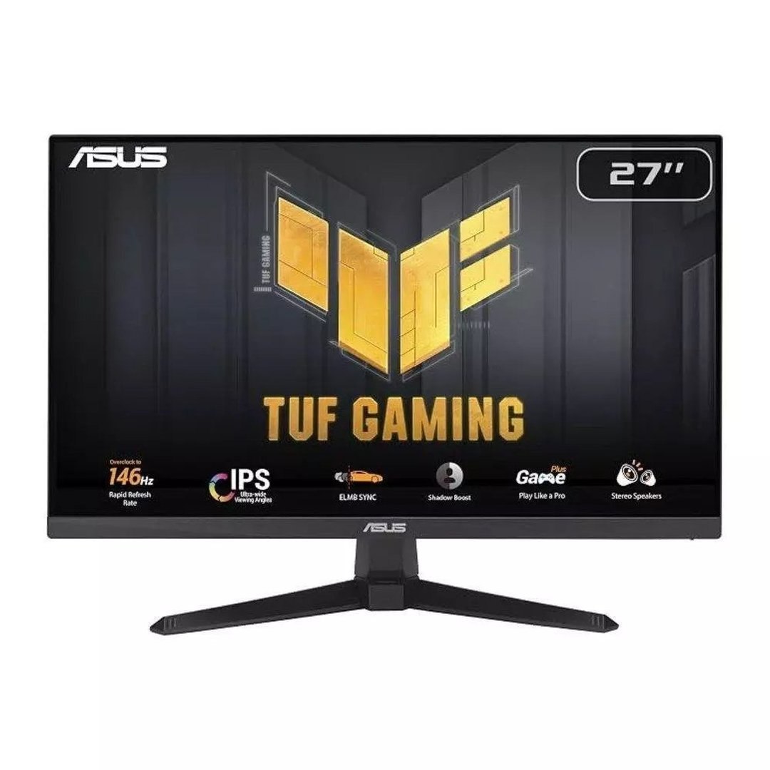 Monitor Asus Tuf Gaming, 27", Ips, Full Hd, 146Hz, 1ms, FreeSync, Hdr10, Hdmi, DisplayPort, Preto Vg279qe5a