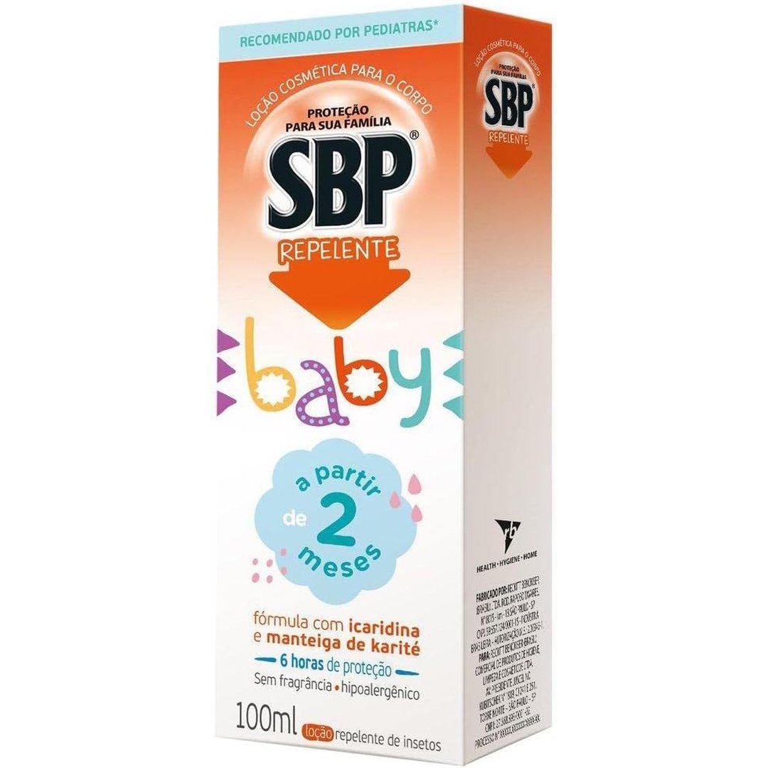 Repelente para Bebê SBP Baby Loção Corporal 100ml