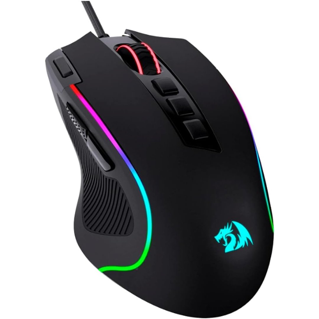 Mouse Gamer Redragon Predator M612 Com RGB, Preto
