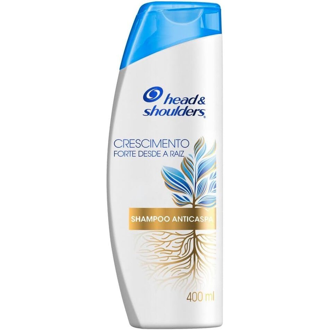 Head & Shoulders Shampoo Anticaspa Crescimento Desde A Raiz Vitamina E 400 ml