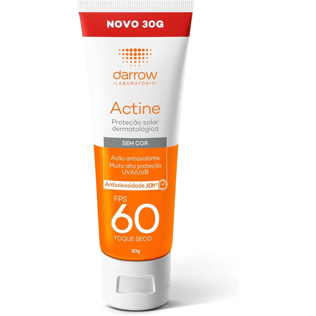 Protetor Solar Facial Darrow Actine Solar FPS60-30g