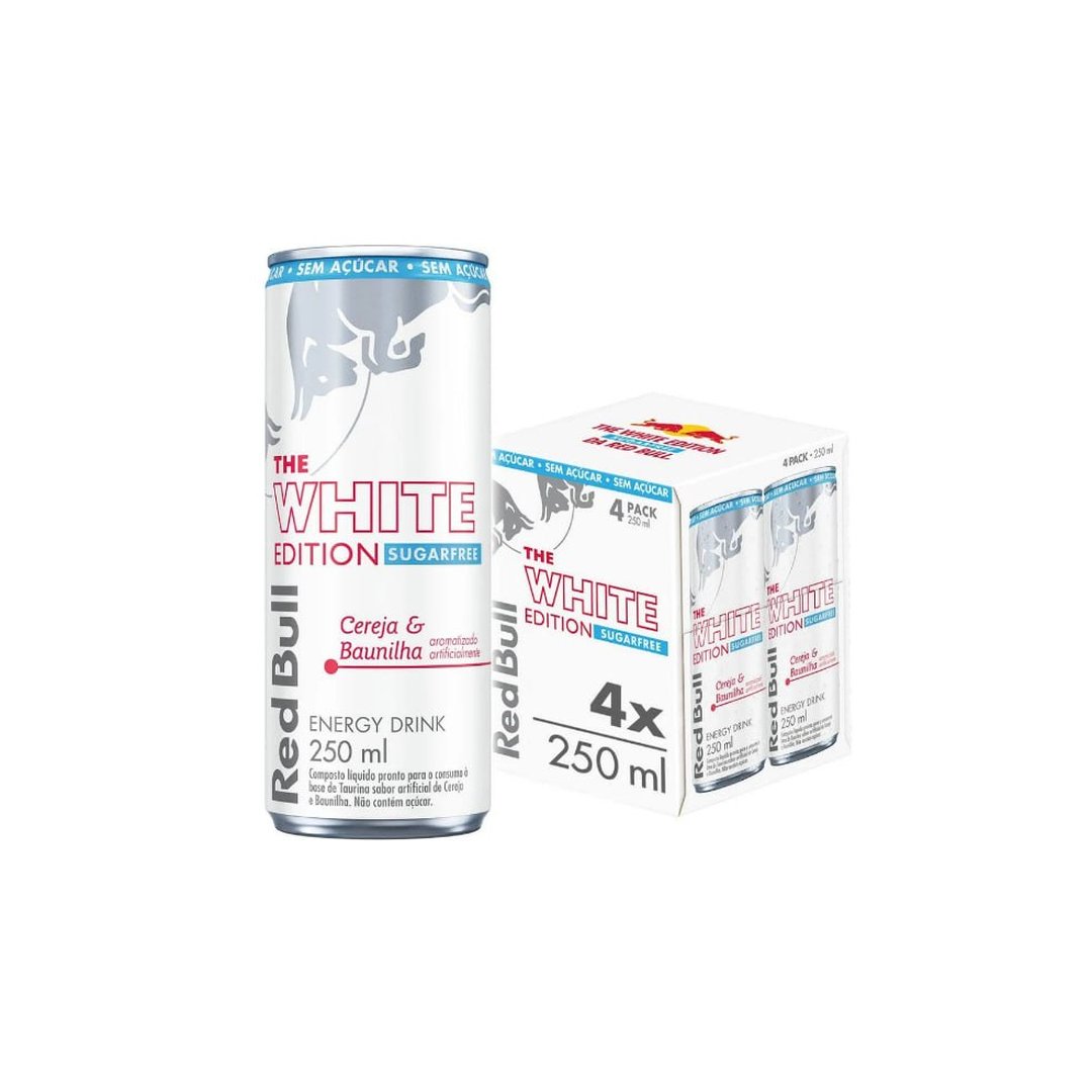 Pack 4 Latas Red Bull, White Edition,sem Açúcar, 250ml