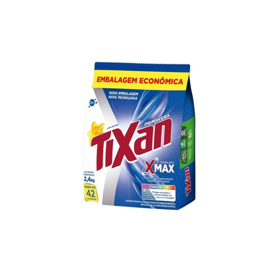 Ypê Lava Roupas em Pó Tixan Primavera Sachê 2,4Kg