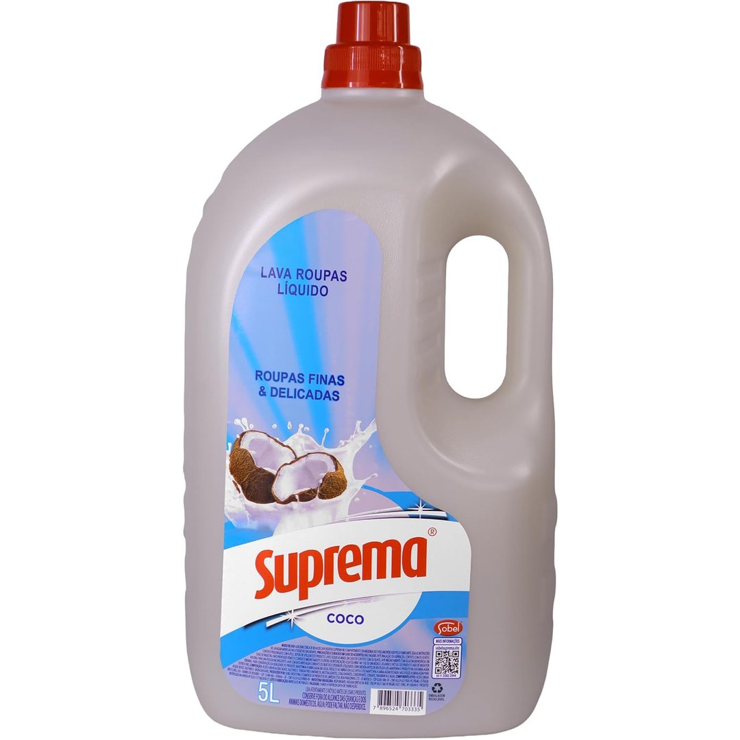 Suprema Lava Roupas Coco 5L