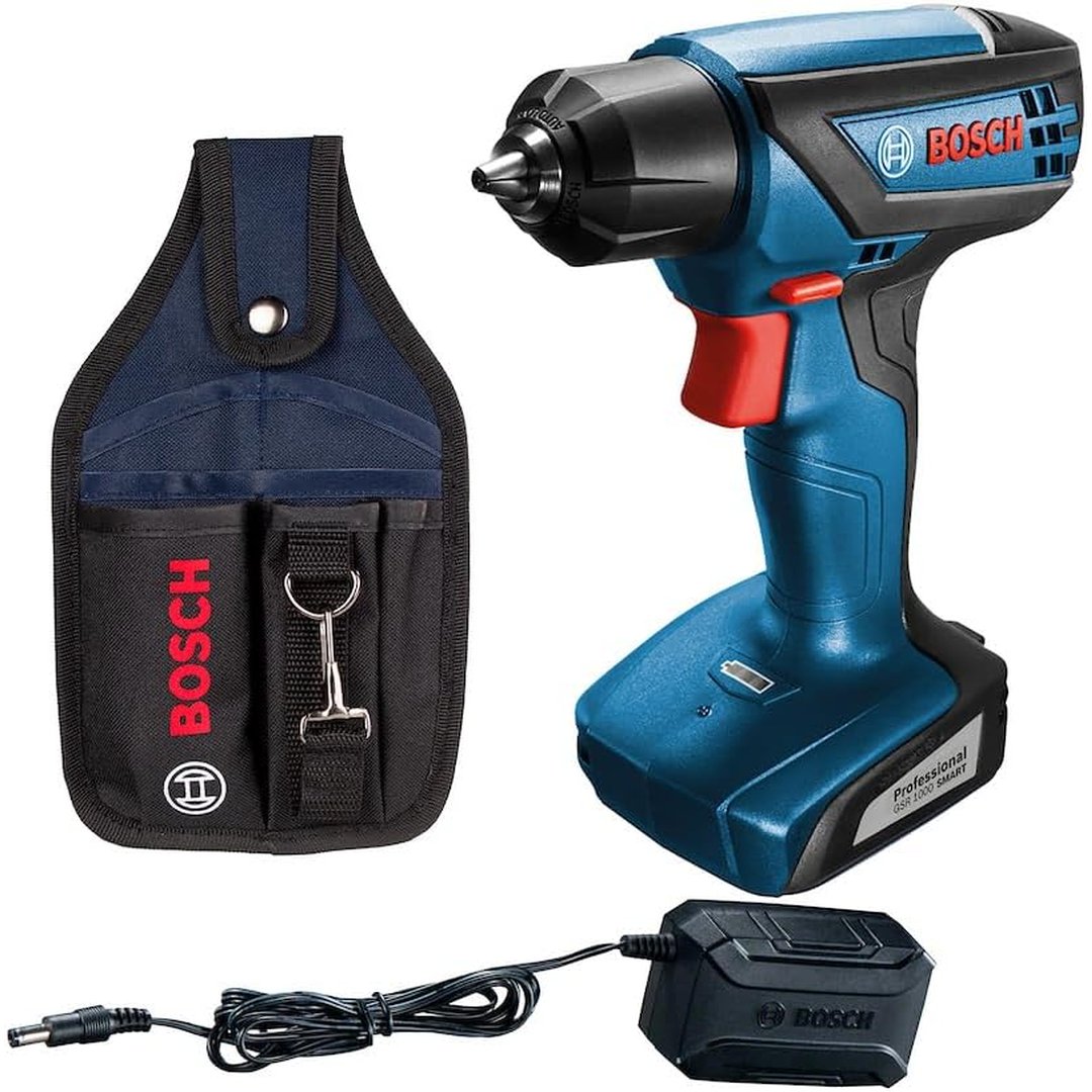 Bosch Parafusadeira Furadeira GSR 1000 Smart 12V com Cinto para Ferramentas