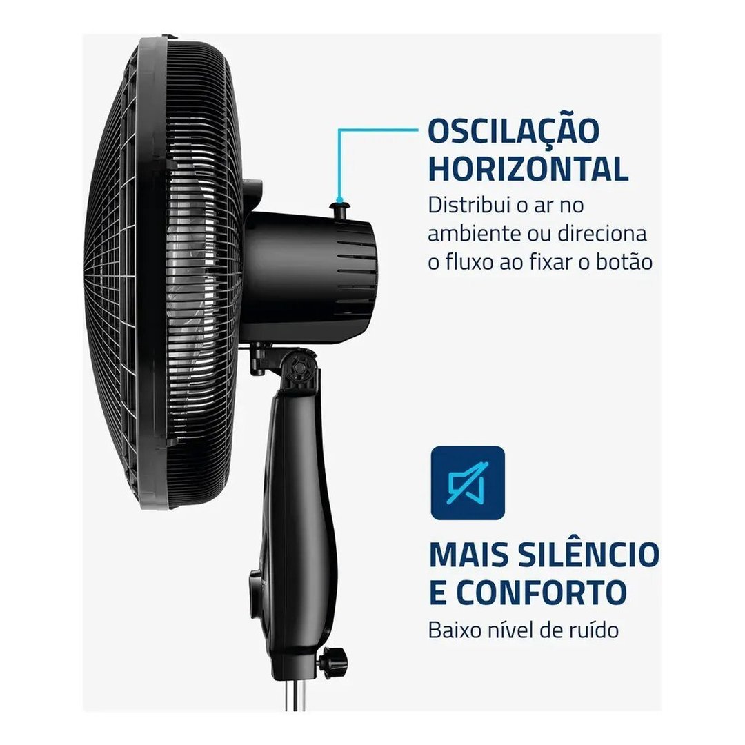 Ventilador de Coluna 40cm Super Power VSP40C 6 Pás 3 Velocidades Mondial 220v