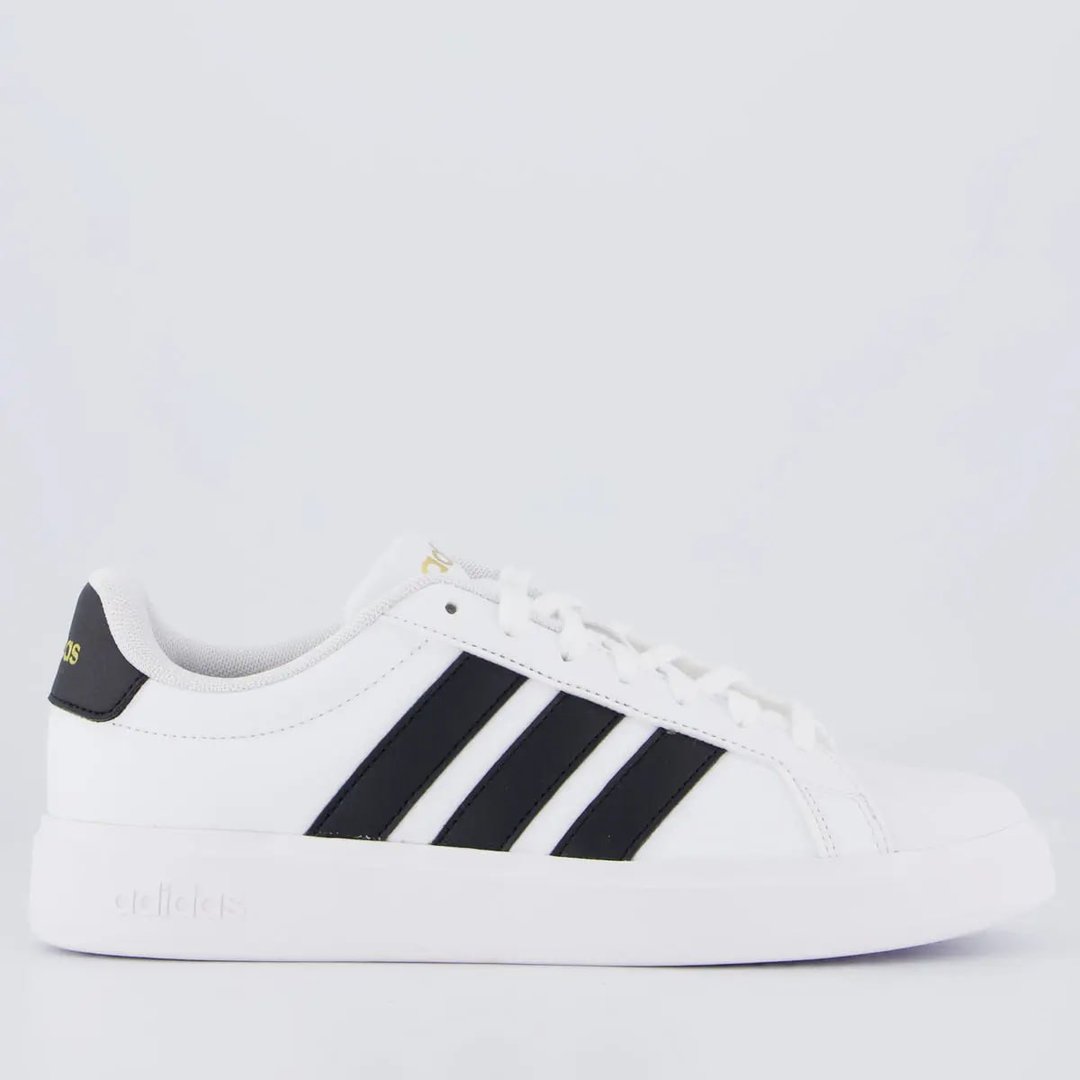 Tênis adidas Streettalk Preto Branco E Dourado Feminino