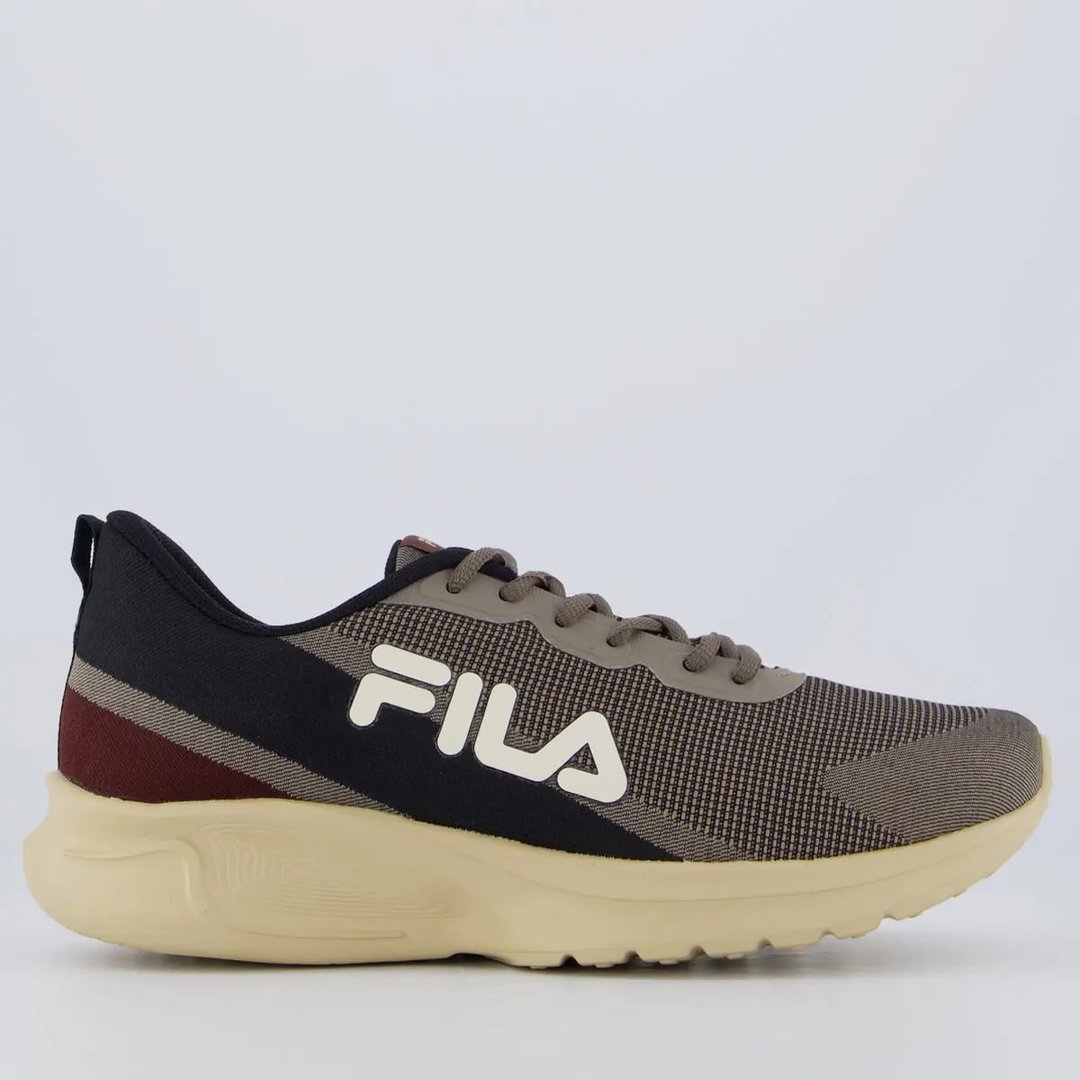 Tênis Fila Vector Marrom E Preto