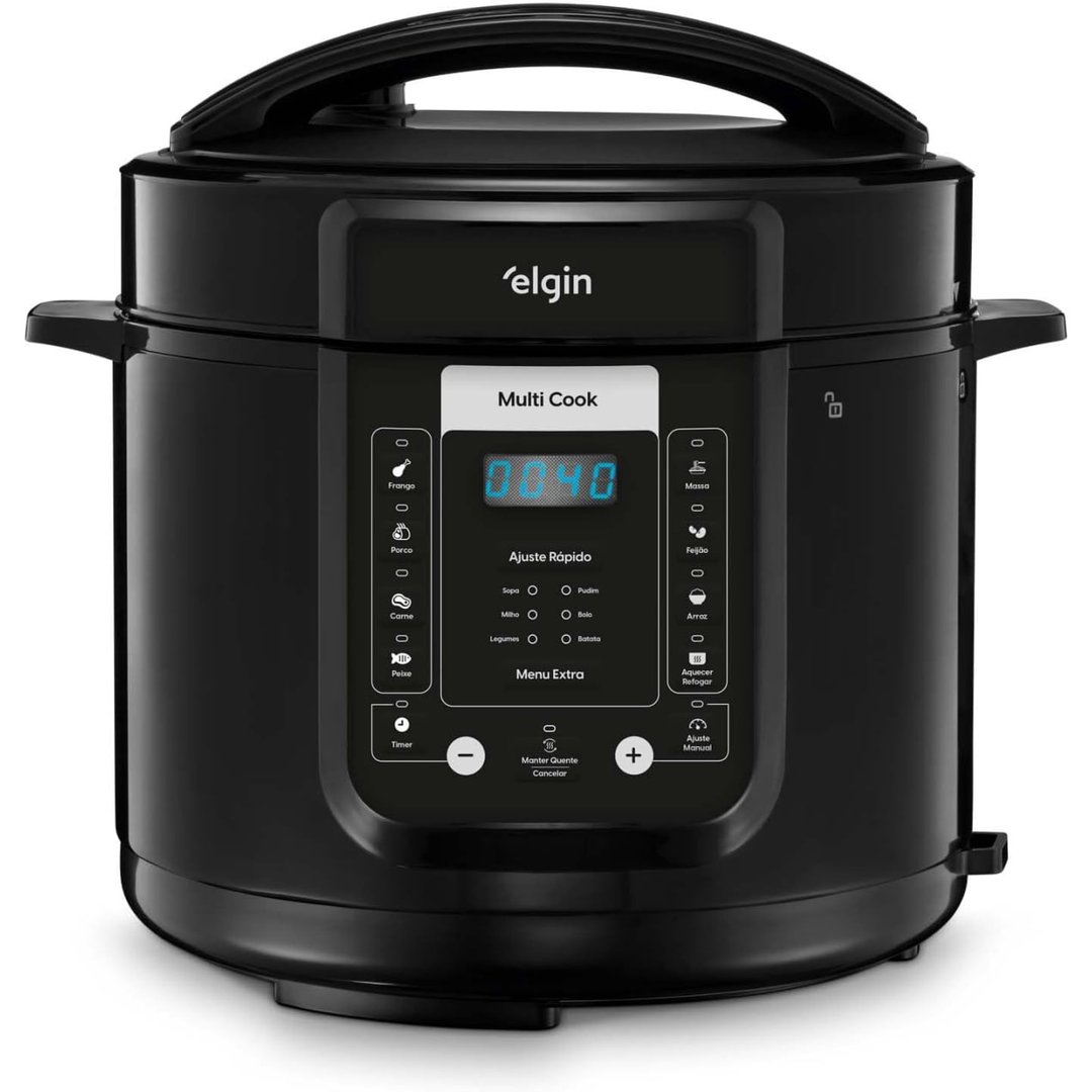 Panela de Pressão Digital Elétrica Multi Cook 5 Litros 220V Elgin