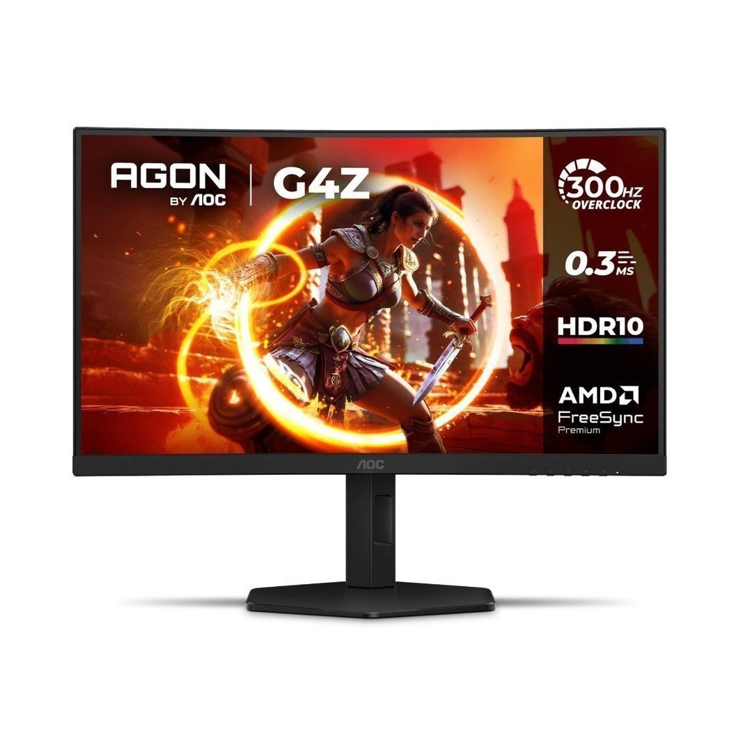 Monitor Gamer Curvo AOC AGON G4Z 27" 300Hz 0,3ms HDR10 Base Ajustável C27G4Z/P VA