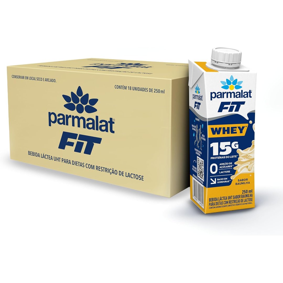 Parmalat Fit Whey 15g de Proteína 250mL – 18 Un.