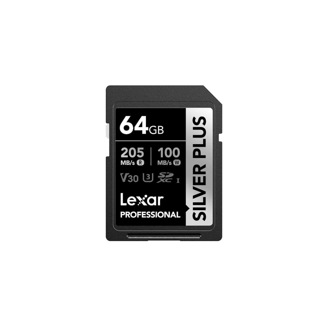 Cartão de Memória Lexar Professional Silver Plus 64GB